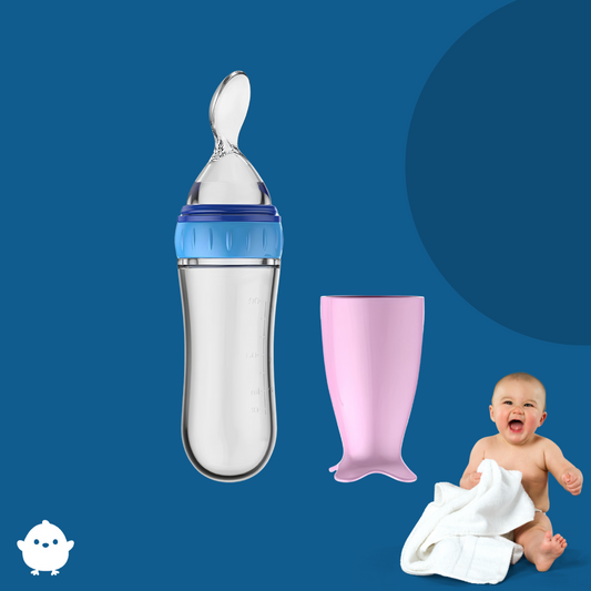 biberon cuillère bébé silicone souple | cuillère doseuse purée bébé | biberon cuillère anti-fuite silicone | biberon cuillère 2-en-1 pour bébé | repas bébé propre facile début diversification | SiliFeed™ – Cuillère Biberon Silicone | Spooni™ – Biberon Cuillère Sans BPA | EasyMeal™ – Cuillère Bébé avec Réservoir | BébéFirst™ – Cuillère Alimentaire Silicone | SoftSpoon™ – Biberon-Cuillère Pratique


